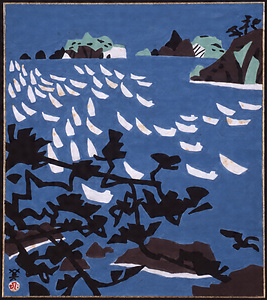 ｢兵庫百景｣（82）イカ釣り舟　香住