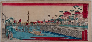 浪花名所ノ内 難波橋の図