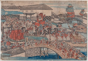 祭礼靭運蘭船山車(無題)