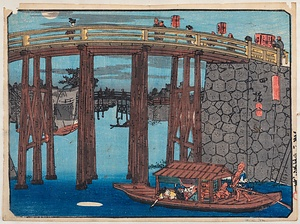 浪花勝景○四つ橋