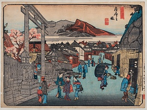 浪花勝景○座摩之社