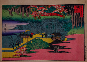 新清水寺滝（写真浪花百景）