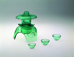 雪見灯籠形酒器揃　一式