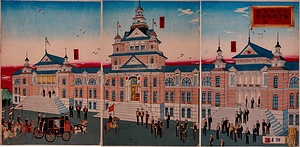 大日本帝国国会仮議事堂之図