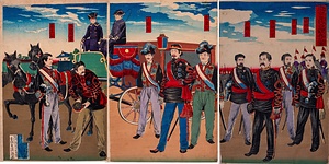 東京日比谷観兵式之図