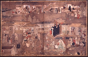 南蛮屏風（残欠）