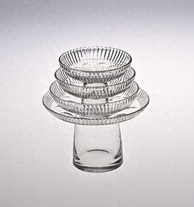 切子三ツ盃・盃台揃い