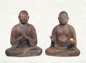 地蔵菩薩坐像及び龍樹菩薩坐像