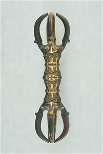 金銅割五鈷杵（金銅密教法具のうち）