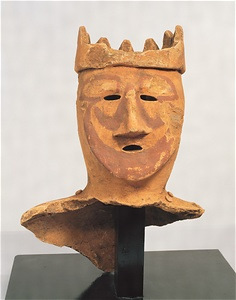 埴輪男子（頭部）（伝茨城県東海村外宿出土）