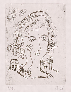 版画集『瑛九・銅版画 SCALE IV』 4 春