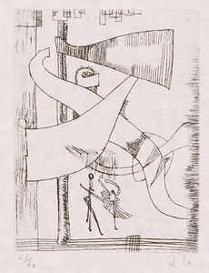 版画集『瑛九・銅版画 SCALE V』 18 日曜日