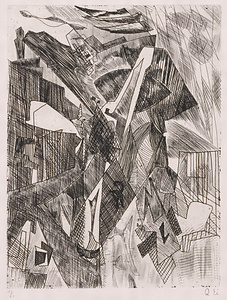 版画集『瑛九・銅版画 SCALE II』　40　建設