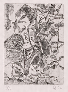 版画集『瑛九・銅版画 SCALE V』 58 ささやき