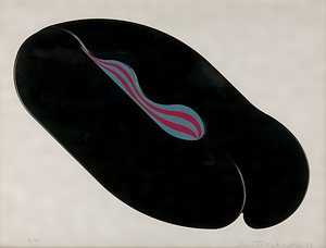 版画集『8つの作品』 1 黒の遁走