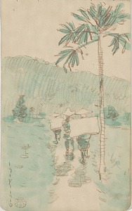 『未知草カード』[第二]より　［和歌山近郊風景］