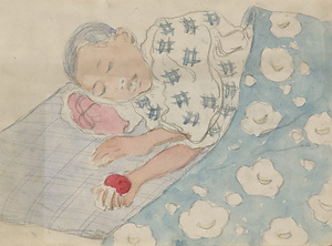 眠る少年