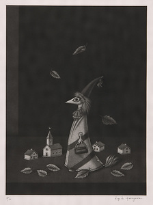 静物画、仮装したる狐（フィンランド童話）