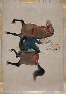 騎馬野馬図