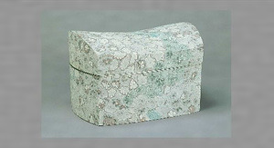 練上華小紋屋形陶筥