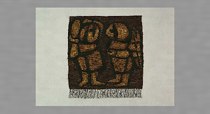 綴織壁掛「女」