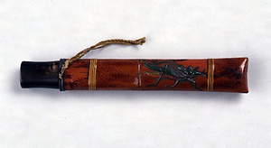 バッタ高盛絵煙管入