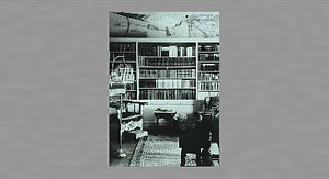 「Tu m'」のあるキャサリン・ドライヤー婦人の書斎