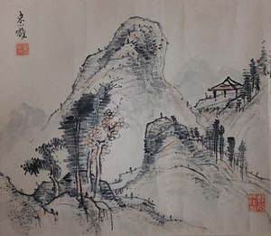 画巻｢五十二｣　8）山水図