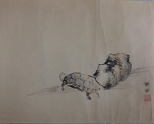 画巻｢五十二｣　17）岩亀図