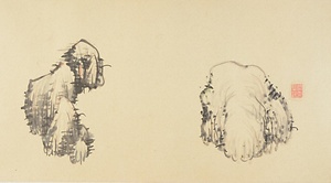 雑画巻　7）岩石図