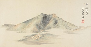 雑画巻　17）常州筑波山