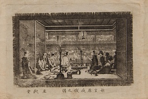 新吉原夜俄之図〔江戸名所図〕