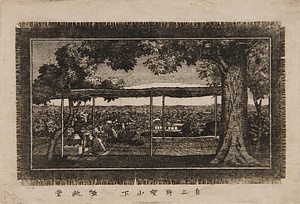 自上野望山下〔江戸名所図〕