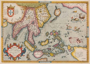 インドとアジアの諸島図