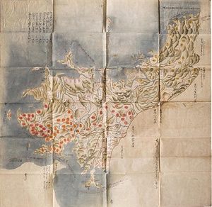 長門国絵図