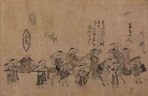 文化八年朝鮮通信使行列図（3）