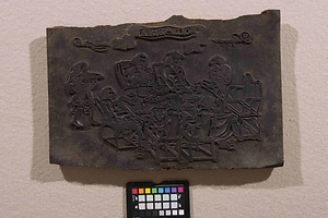 蘭人饗宴之図版木