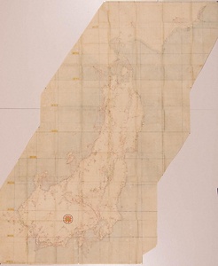 従尾張国至蝦夷北極出地度量図（沿海地図）及び同図説