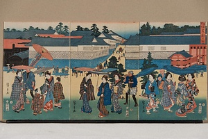 東都名所　霞が関の図