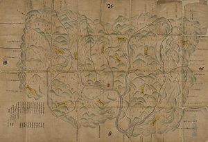 美作国絵図