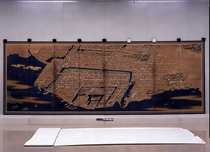 高松城下図屏風