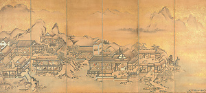 製茶風俗図屏風