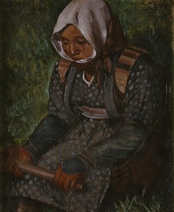 島の娘　佐渡達者村にて