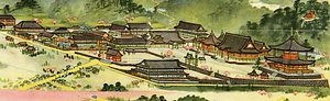 子安講本部香園寺図絵