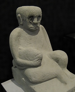 河童（エンコ）の狛犬（複製）