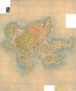 今治藩領伯方島絵図