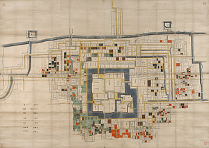 承応佐賀城廻之絵図
