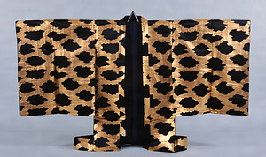 紺地切金文様袷法被