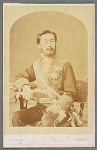 ローマでの鍋島直大像