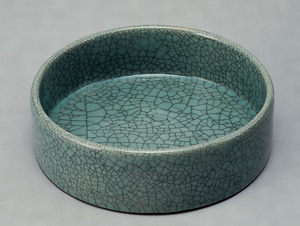 青磁罅焼茶巾盥